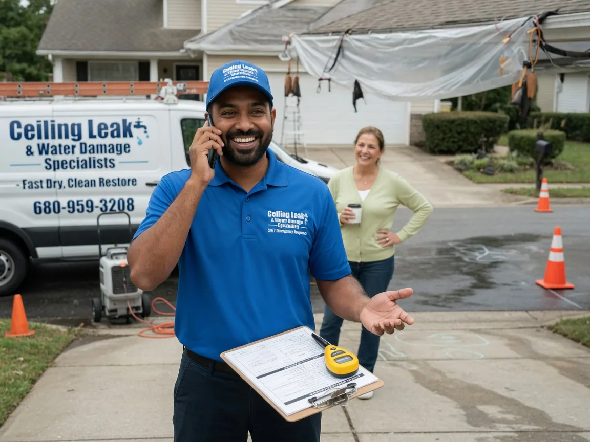 Ceiling Leak Cleanup Huntsville, UT FAQs